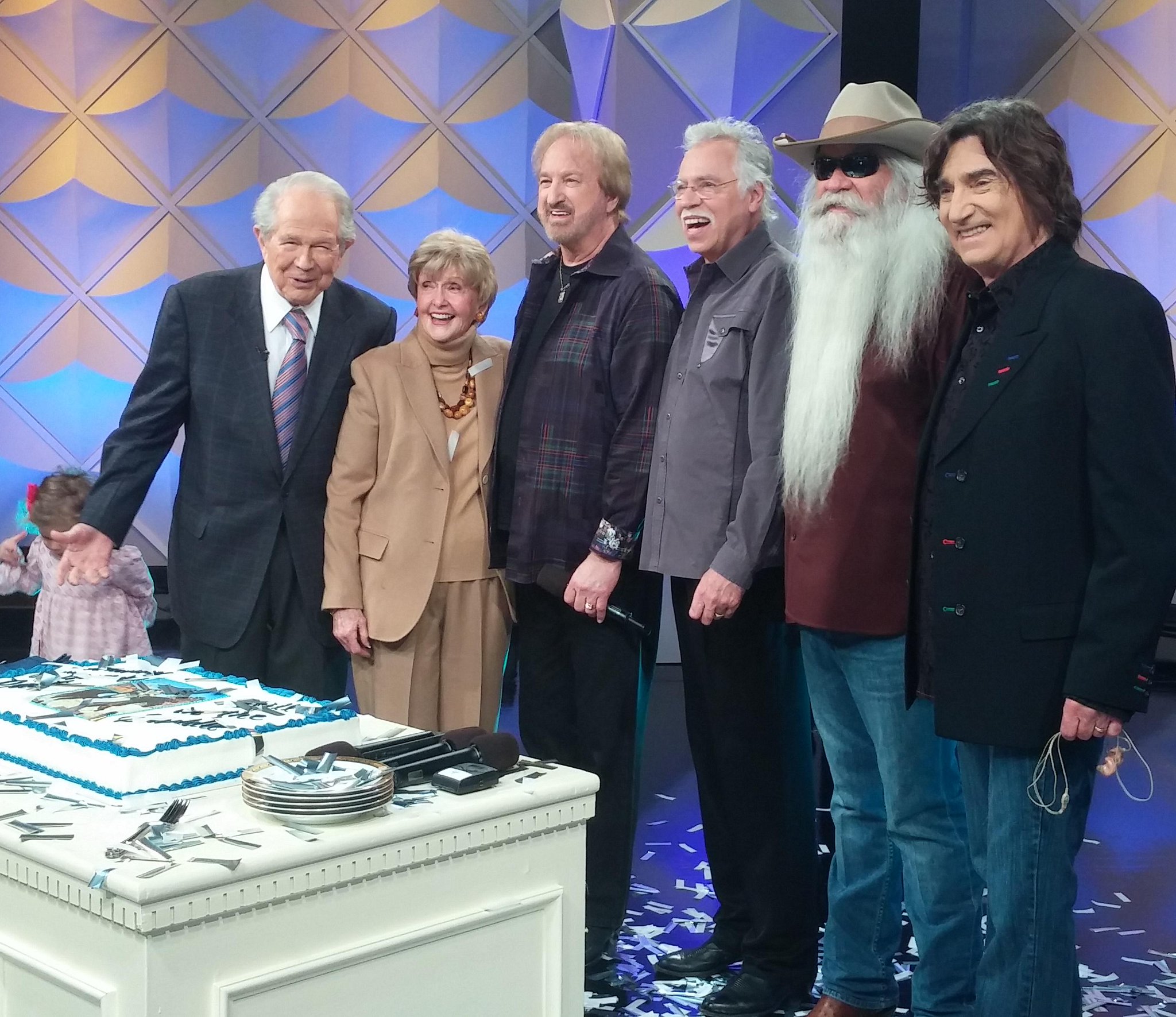 Happy Birthday to my boss & friend Pat Robertson. 85-years young today! Celebrated with the 