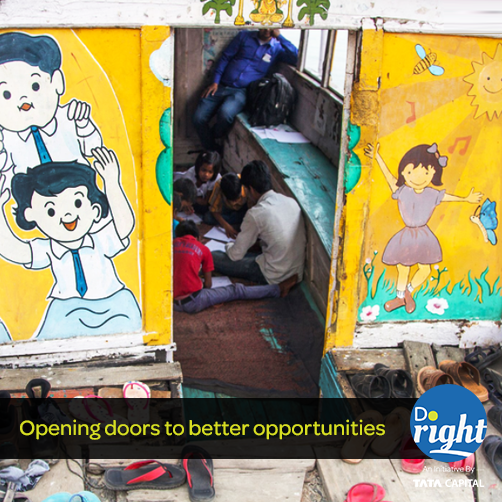 tatacapital's tweet image. Create new opportunities of learning for the children. Make it possible on doright.in. #ScholarShip