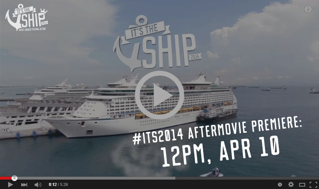 itstheshipasia's tweet photo. Attention shipmates! #ITS2014 Aftermovie Premiere: 12PM, April 10
#ITS2015 #ITSTHESHIP2015 http://t.co/u9z7kRqWEg