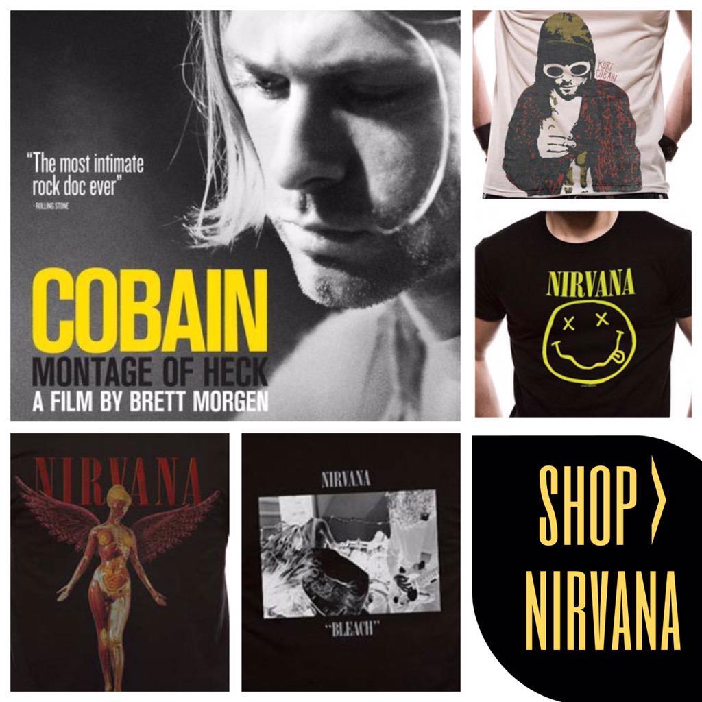 getupshop's tweet photo. Who's going to see the new Kurt Cobain documentary?
#kurtcobain #montageofheck #bandmerch #bandshirts #nirvanamerch http://t.co/S8RiWUbHy6