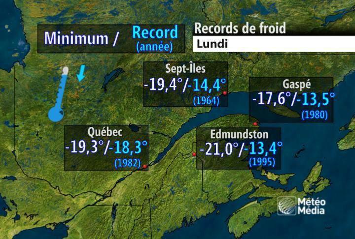 VickyLatour_MM's tweet photo. Des #records de #froid hier sur le #Québec!! ESPOIR... du temps #doux pour vendredi 😃 @meteomedia #mm http://t.co/gsL1P9Uwbi