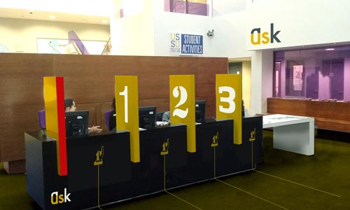 askUS, our new centre for student support services opens on Monday 13 April in University House #SalfordAskUS