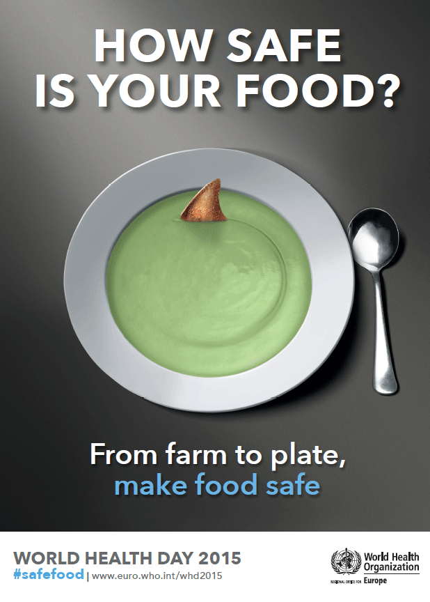 WHO_Europe's tweet photo. Today is World Health Day! How safe is your food? http://t.co/HncxHKwihj  #safefood http://t.co/Q0ALd23Dvn