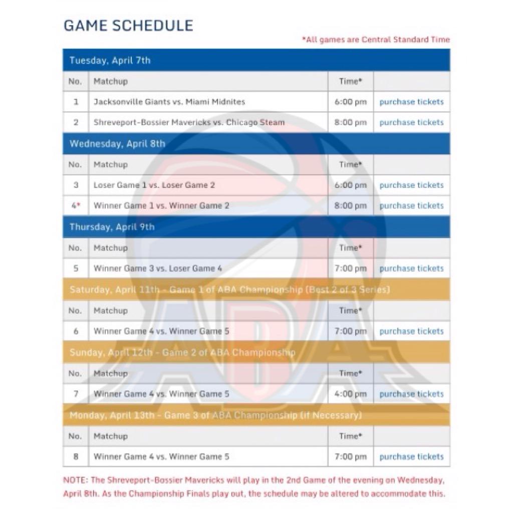 ABAProBall's tweet image. #ABAFinals2015 Start tomorrow! Check out the schedule &amp;amp; tune in on your WatchESPN app or abalive.com