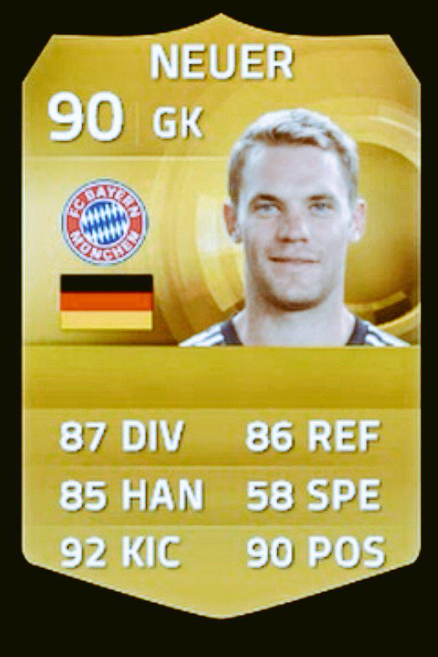 Thef2Freestyles's tweet photo. Hi its billy here on ultimate team and got neuer http://t.co/10Rj6W7Dcs