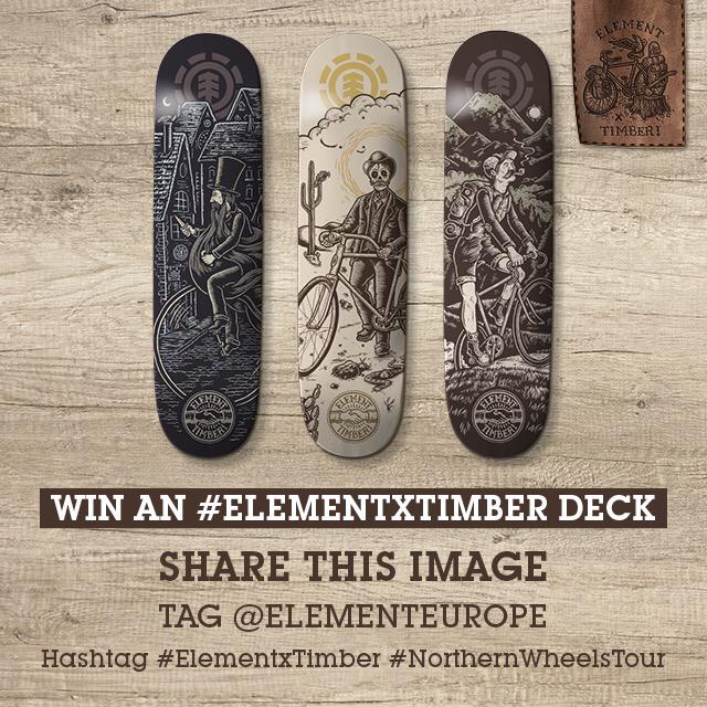 PRImex_1976's tweet photo. http://t.co/YOzxSYW3m4 @elementeurope #ElementxTimber #NorthernWheelsTour