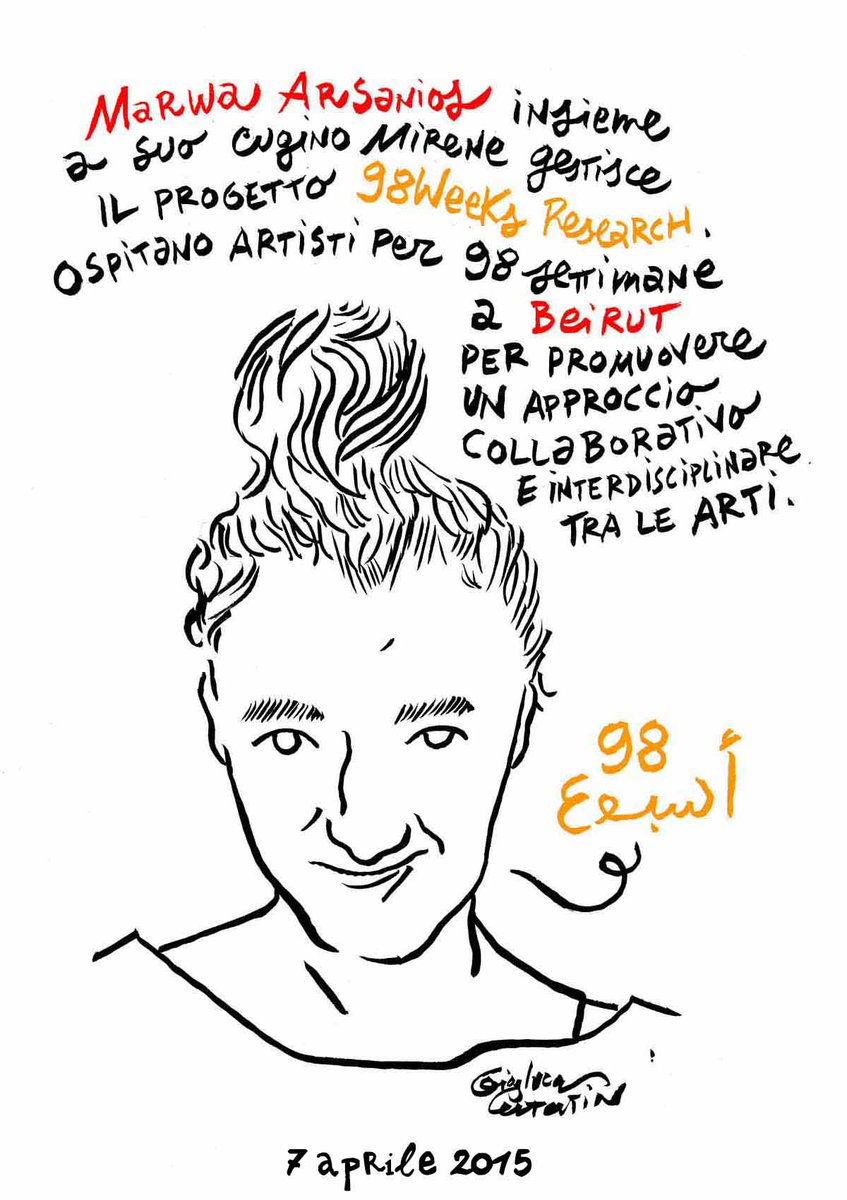 GraphicNewsCom's tweet photo. Il progetto @98weeks ospita artisti a Beirut per 98 settimane. Una nuova immagine di @channeldraw #98weeks http://t.co/4i46eFEvms
