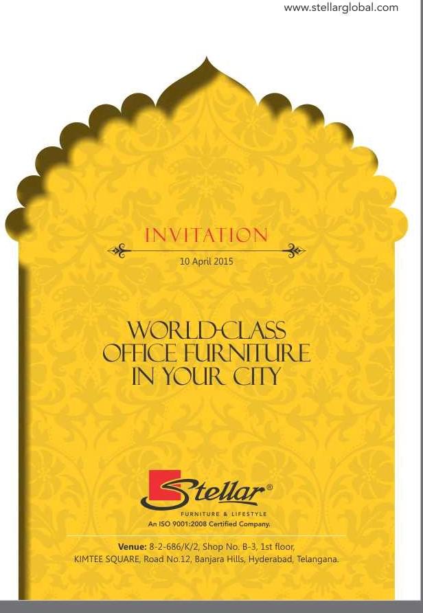 stellarglobal's tweet photo. #Stellar's Grand Opening in #Hyderabad .. Do join us the event be there on 10th april 2015 #indiabizparty http://t.co/nn3ADdca5l