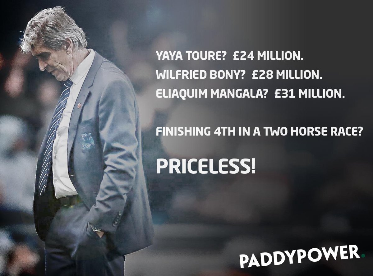 paddypower's tweet photo. There are some things money can't buy. For everything else, there's Man City. #MCFC http://t.co/cbPohgj4W8