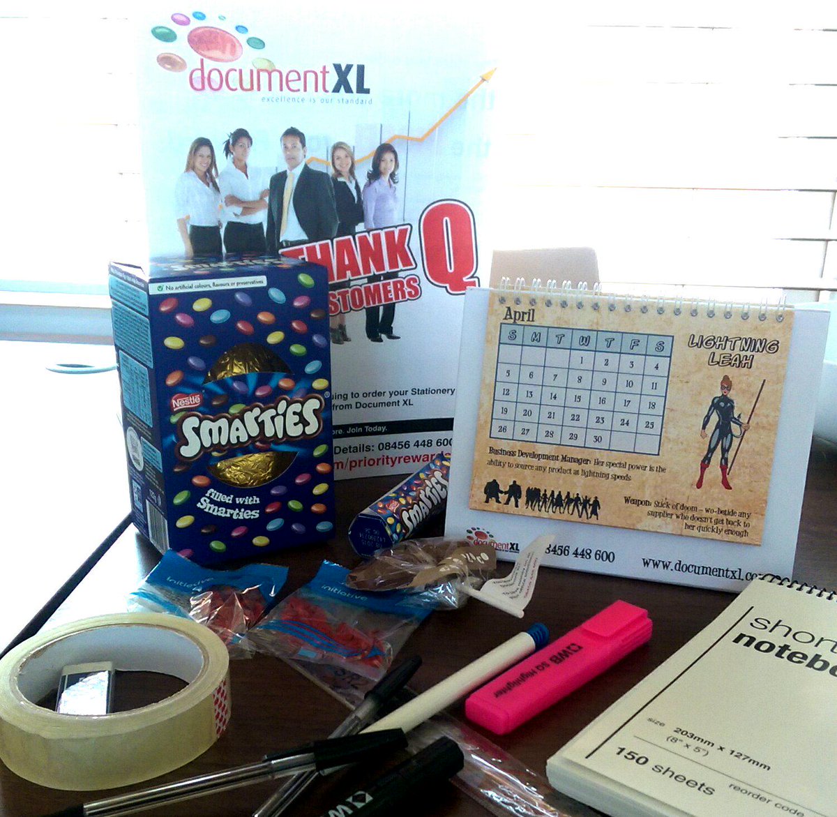 brilliantsocial's tweet image. Great presentation from @DocumentXL MD @StephenDocXL this morning. Thanks for the Easter egg &amp;amp; Goodie-Bag too!