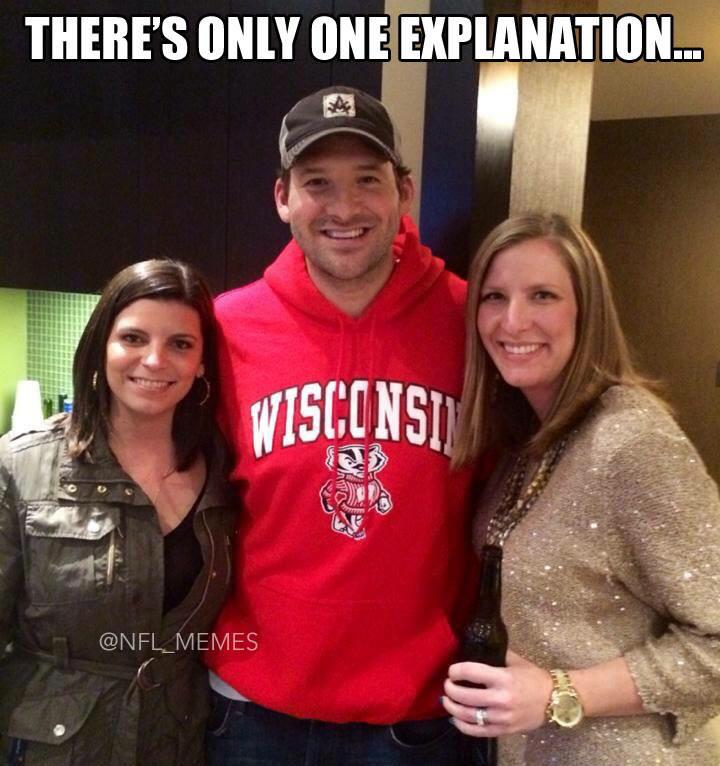 Tony Romo is a nice guy, but this is hilarious. #dukevswisconsin