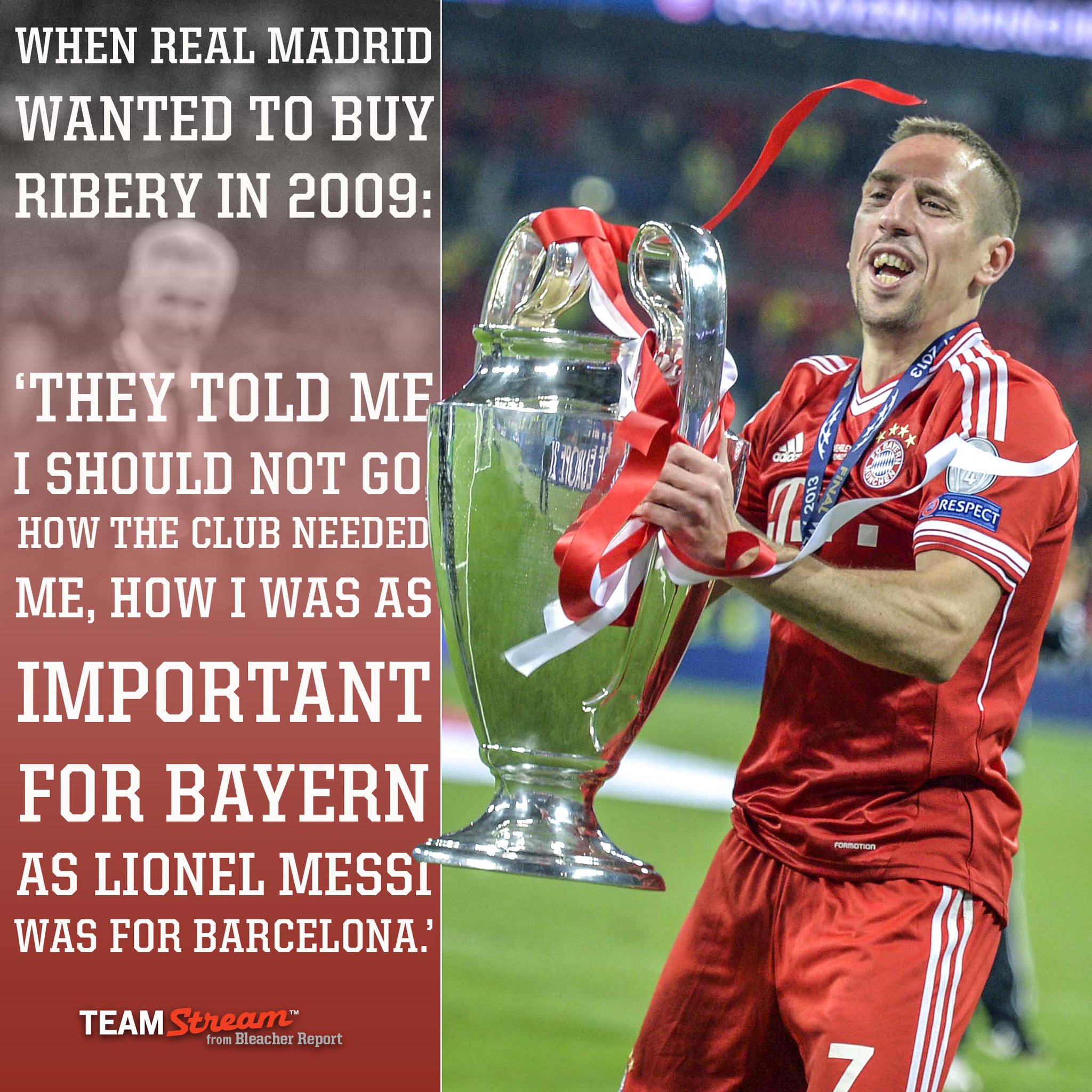 Happy 32nd birthday to Franck Ribery, now written into the club history at Bayern Munich.  