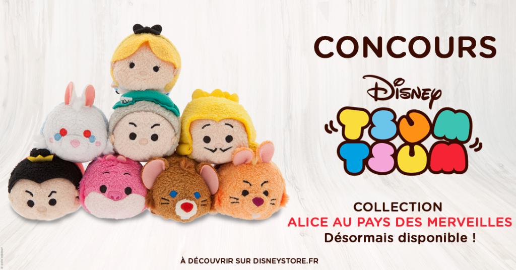 DisneyFR's tweet photo. Les #TsumTsum Alice au Pays des Merveilles arrivent chez Disney Store ! RT pour tenter de remporter la collection ! http://t.co/XwchaFkOzv