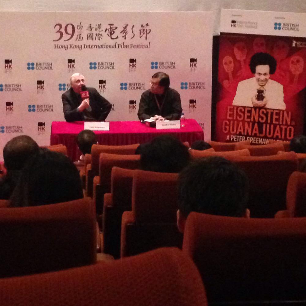 Peter Greenaway in the house! And a Happy Birthday Mr Eisenstein in Guanajuato 