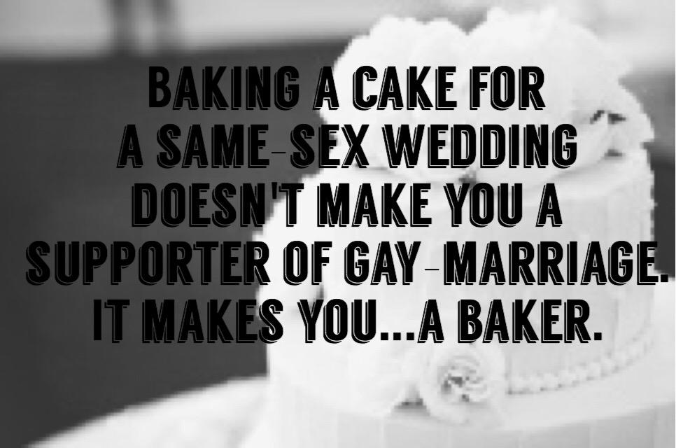 erinwhitehead's tweet photo. #LGBT #civilrights #CakeControversy http://t.co/dzDO8ujggL