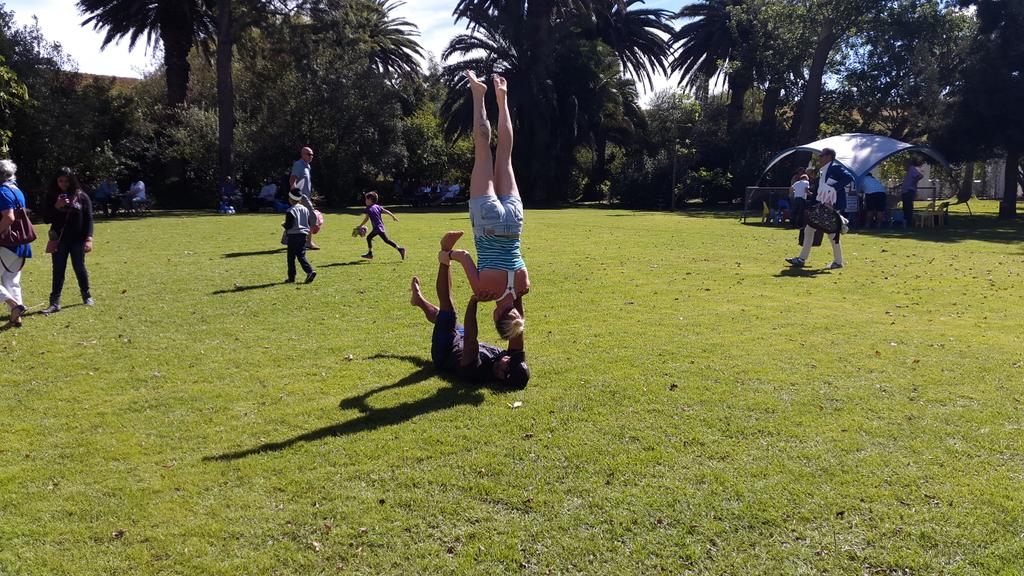 TimThabethe's tweet photo. Look at this awesome &amp; crazy couple doing their thing on #EasterSunday @SpierWineFarm. What did U do today? @945Kfm http://t.co/C7kF7TrrUK