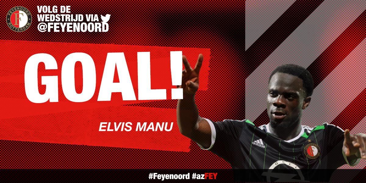 Feyenoord's tweet image. DOELPUNT FEYENOORD!