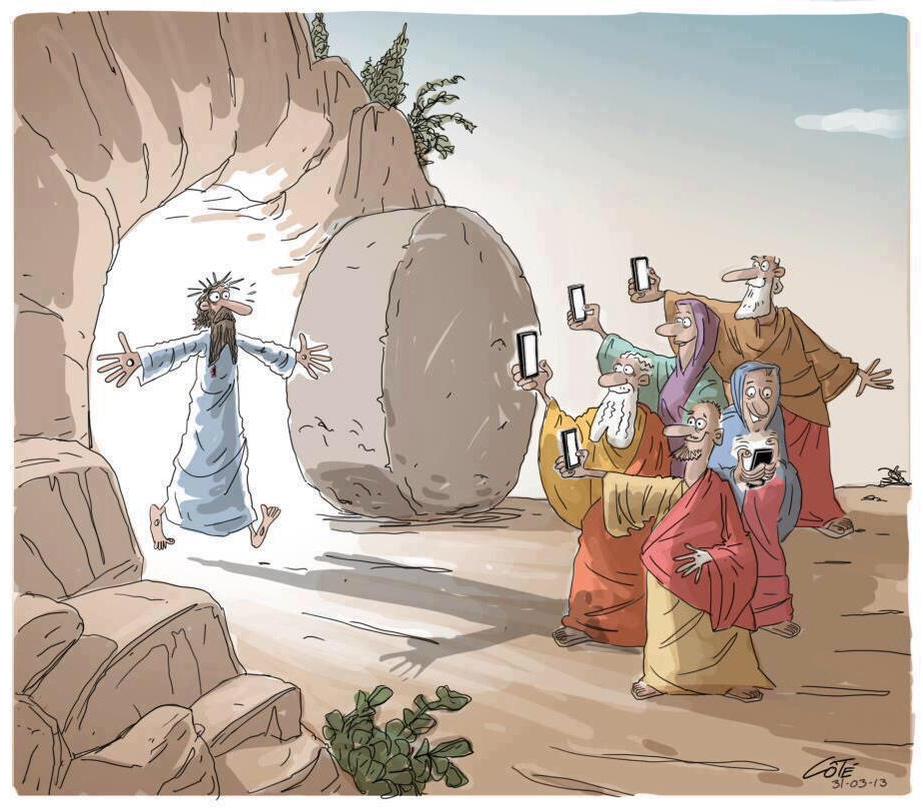 ¡Cristo ha resucitado! Si somos testigos, contémoslo al mundo entero. ¡Feliz Pascua a todos!