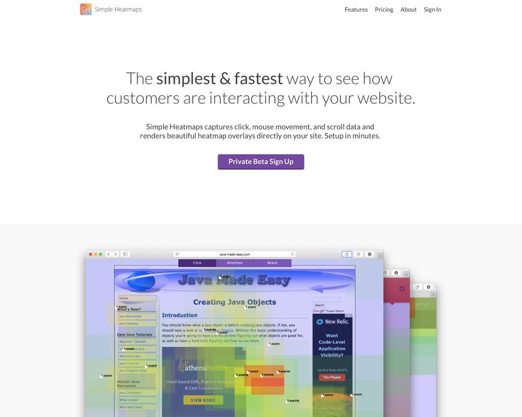 BetaList's tweet photo. Simple Heatmaps: See how customers are interacting with your website http://t.co/Bw39BsO2c9 http://t.co/sjtyhpMNxE