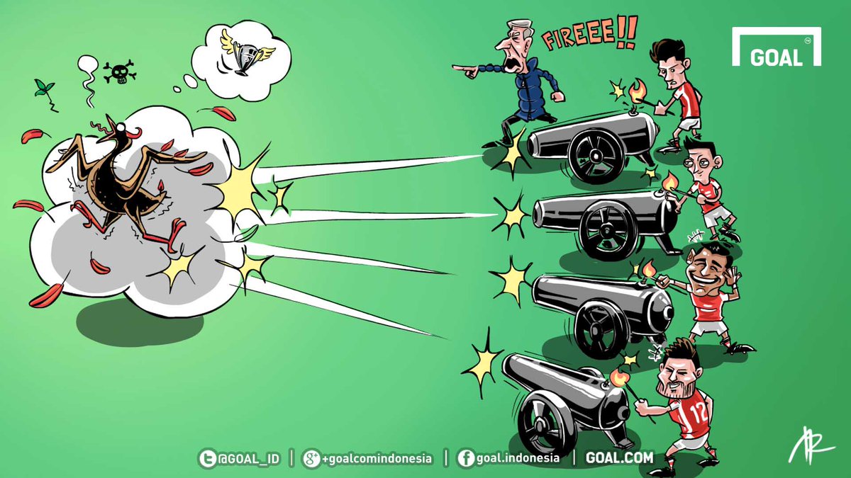 Galeri Kartun - Goal Indonesia: Ledakkan Empat Gol <a href="/Arsenal/">Arsenal</a> - bit.ly/1bYFUjU | Mobile: bit.ly/1EZKI4T