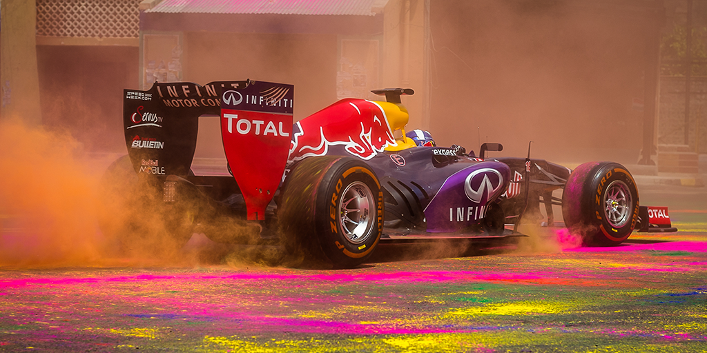 RedBullUK's tweet photo. What colour do you like your @RedBullRacing car? #PhotoOfTheDay http://t.co/LjJjtfODf3