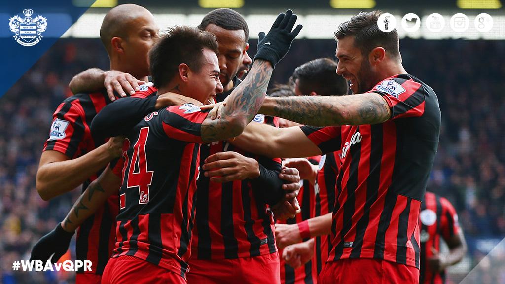 QPR's tweet photo. GALLERY: View over 30 action images from Saturday's #WBAvQPR win; http://t.co/FA47xHyBJV http://t.co/4JMihVBIUs