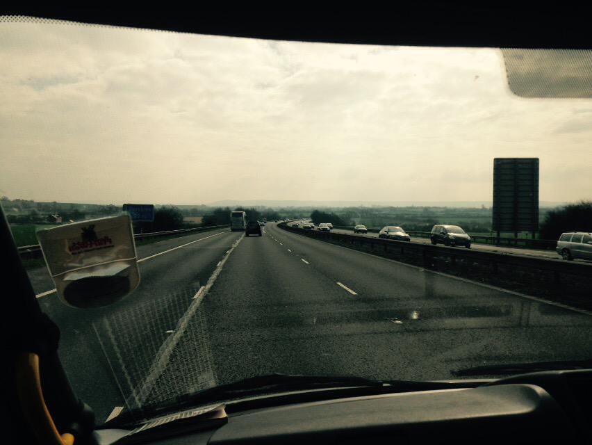 Last drive out of Oxford for the Blue Boat as we move to London for the final countdown #HappyEaster #6days #darkblue