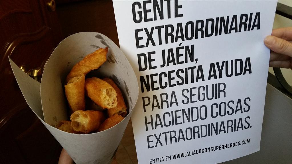 Son héroes anónimos. Quizás hoy te hayas cruzado con alguno, cuando has ido a por churros.#AliadoConSuperheroes #Jaén