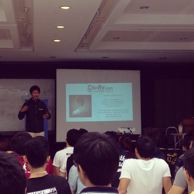 7101dogdaot's tweet photo. http://t.co/vN2m7xTX6G #natawon Thank you #AISEC for inviting me to share my story and about #Dipify #Startup at… http://t.co/0WqzLrV7uW