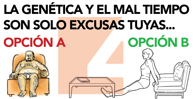 4LETIC's tweet photo. Déjate de excusas y elige... http://t.co/nJGGJItg9S