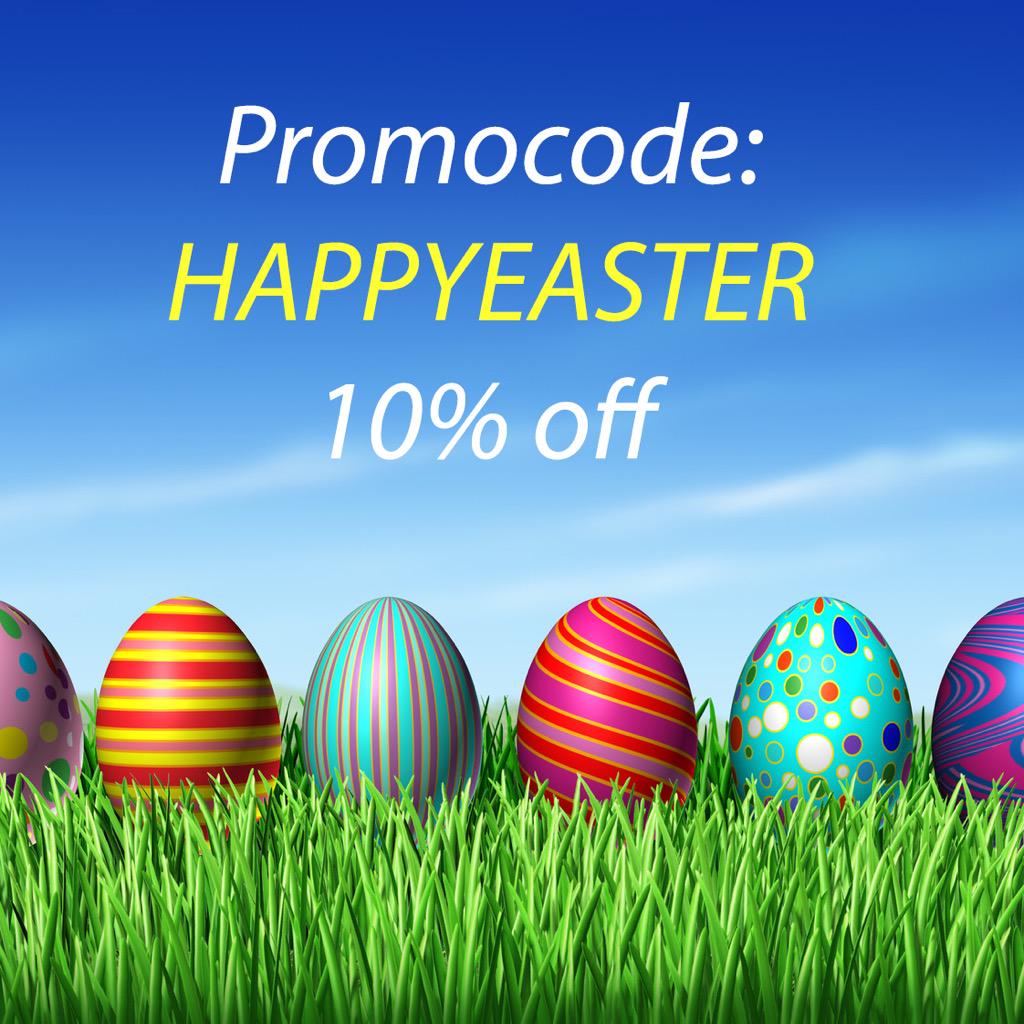 HAPPY EASTER everyone! Use promocode: HAPPYEASTER ❤️