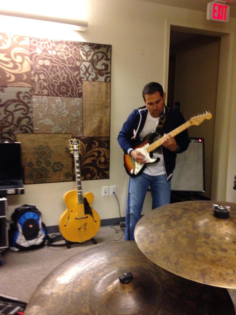 DefendersOfFunk's tweet image. Jimmy Capley Rehearsal