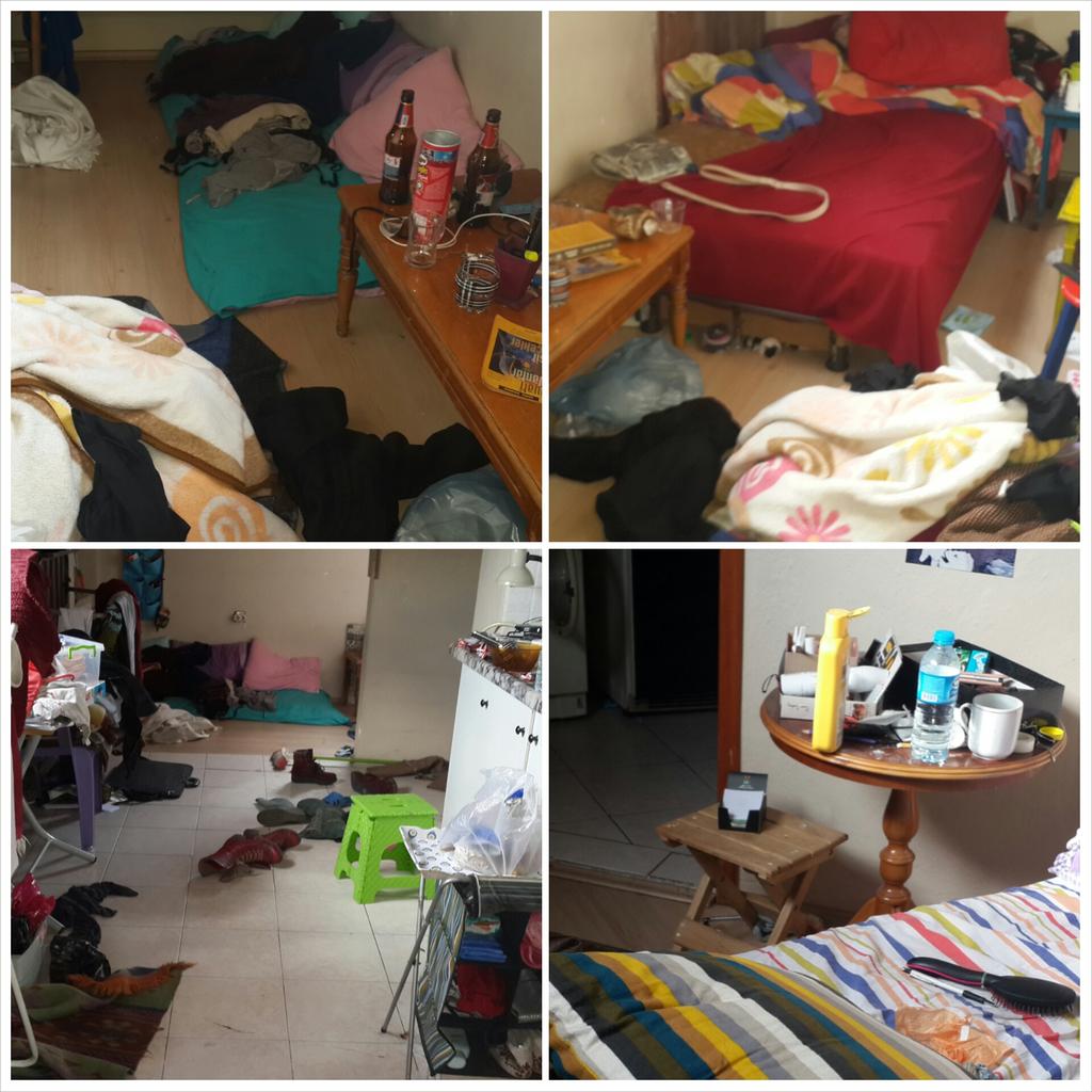 Bazen ne kadar dağınık bir insan olduğumu unutup, eve hırsız girmiş saniyorum.