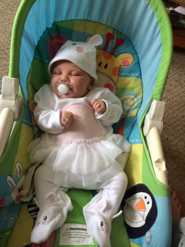 chef_ollie's tweet photo. @SundayBrunchC4 Florence's first Easter http://t.co/nYLUH0QY6J