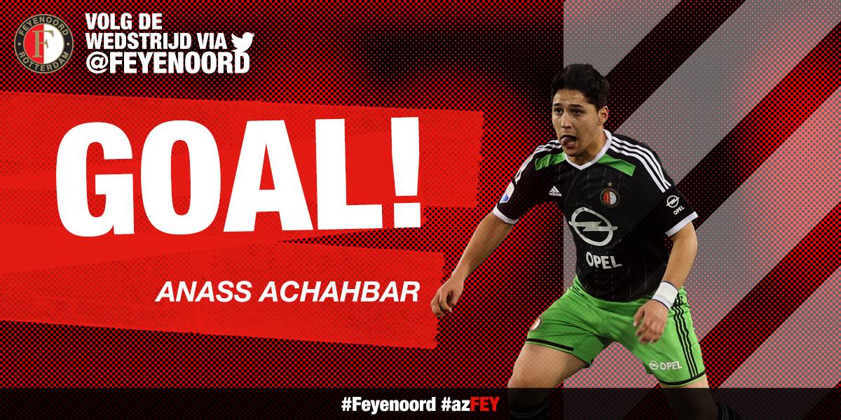 Feyenoord's tweet image. DOELPUNT FEYENOORD!