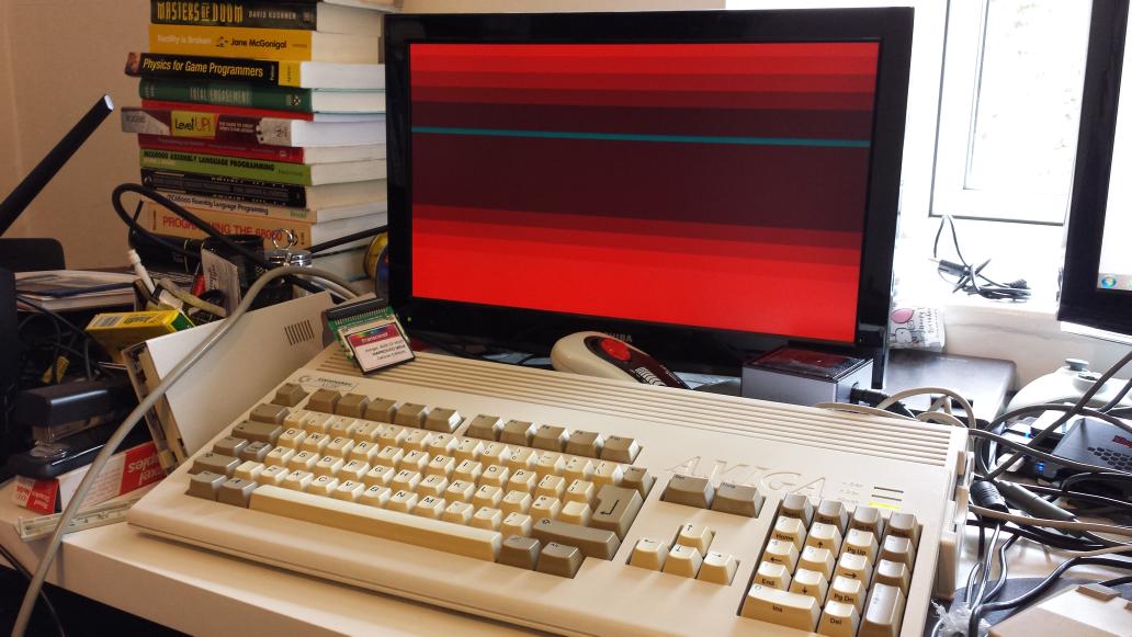 rich_lloyd's tweet photo. Just checked my #68k code on my real #Amiga1200 and it works! #asmOne http://t.co/KhSqdCrXhs