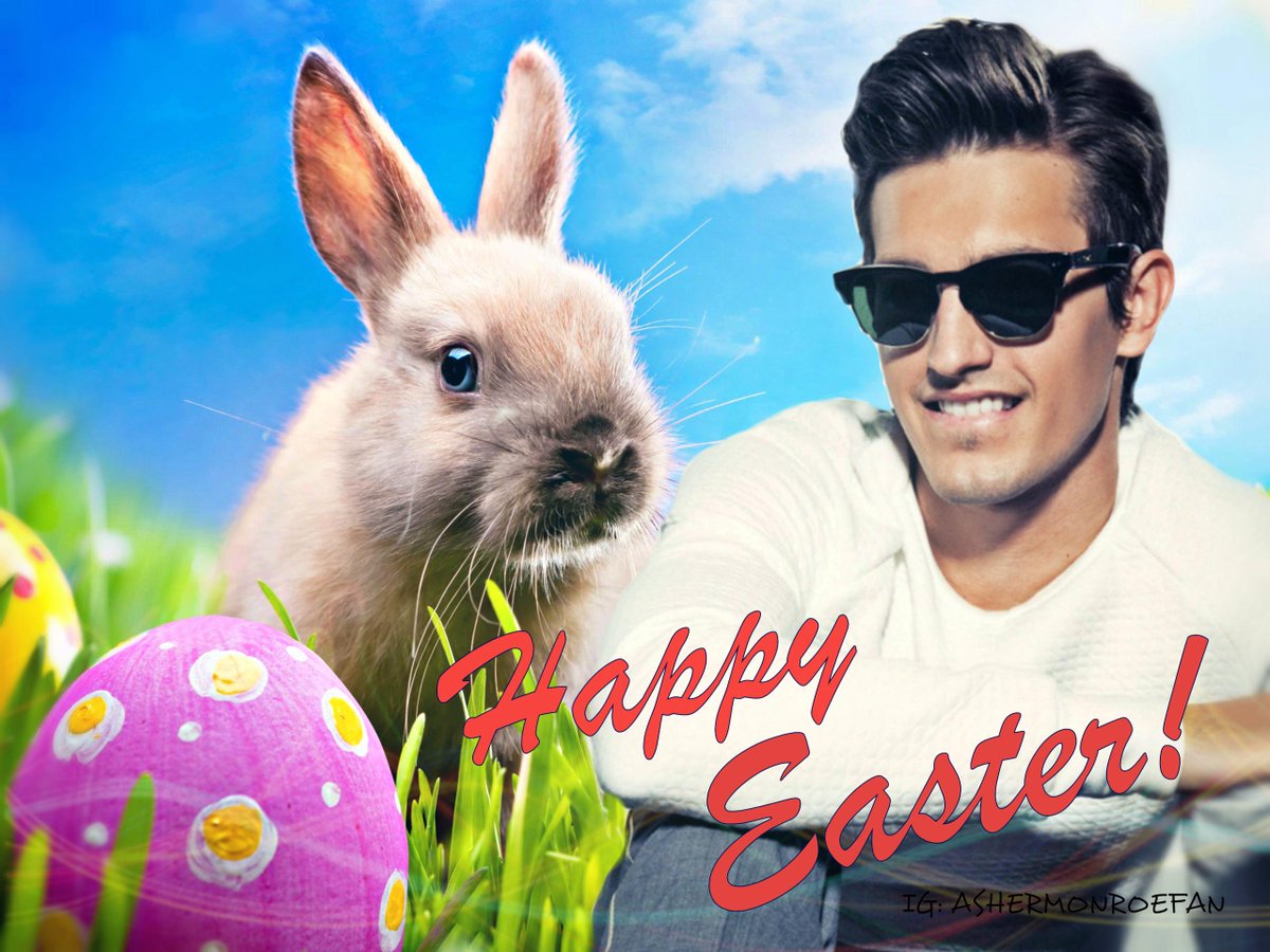 anndelunatics's tweet photo. Happy Easter! @AsherMonroe ๐ #HappyEaster #Monroses http://t.co/XcmwhUwuVV