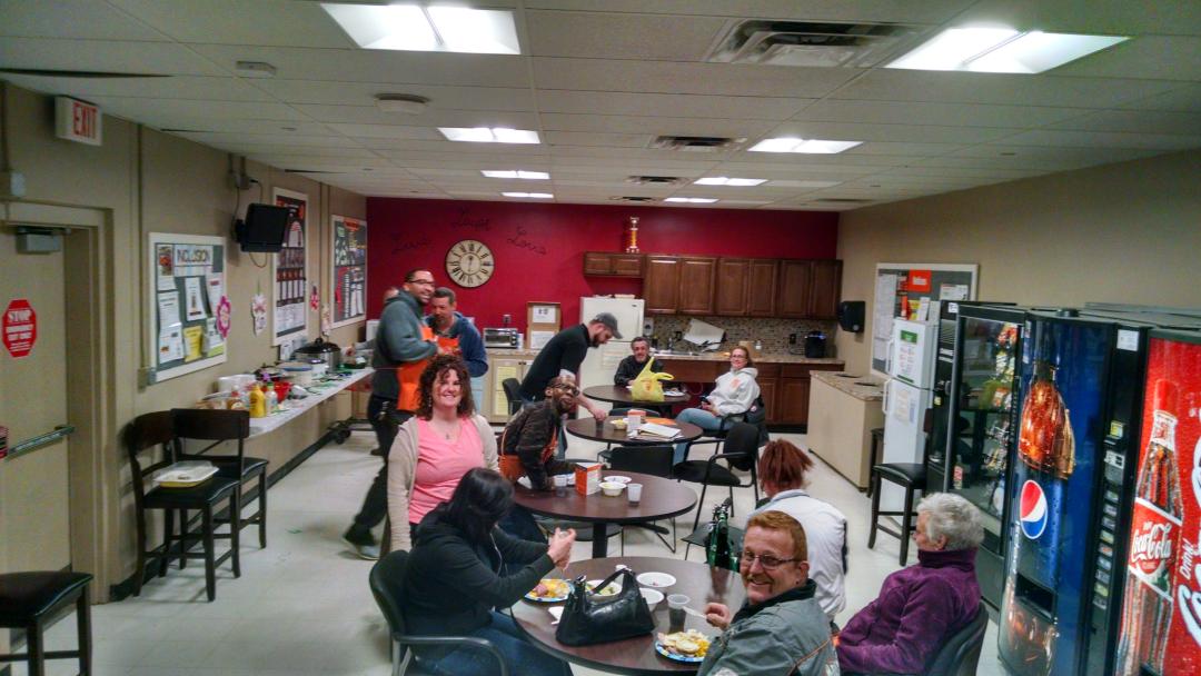 NickKramarev's tweet image. More associates enjoying Easter dinner provided by the Fun Committee! #2015NEapr5 @FFolberth