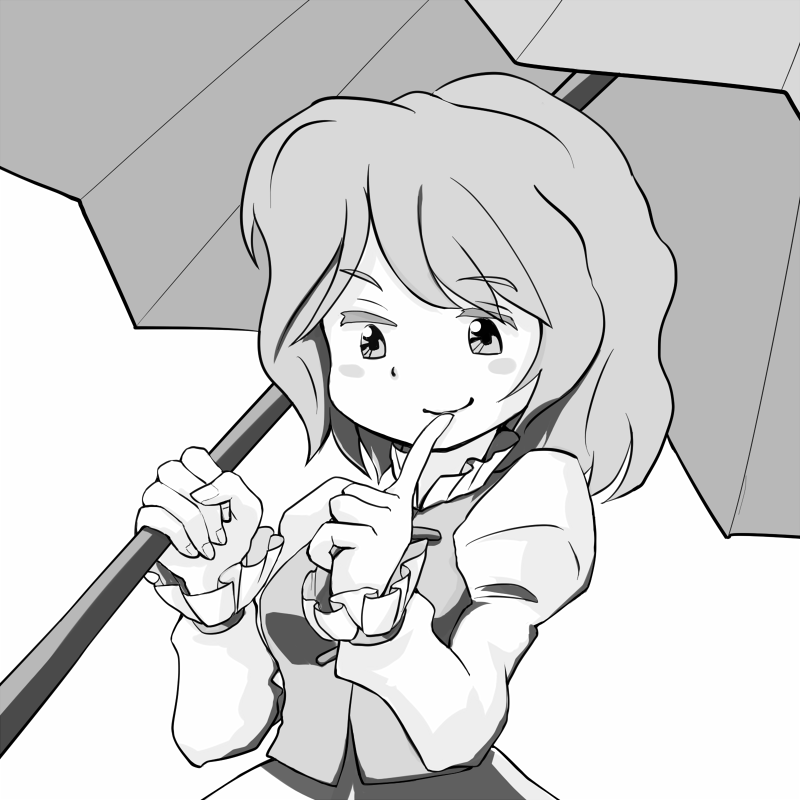 タイミングを逃した小傘 