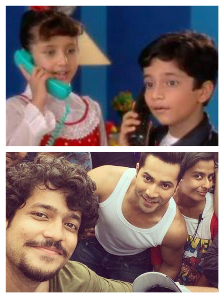 PrajaktaJoshi13's tweet photo. I was in doubt, i hv seen this guy sum where ..now i remember he was a child artist ☺☺ @Varun_dvn @DilwaleFilm http://t.co/HmHPef4w1A