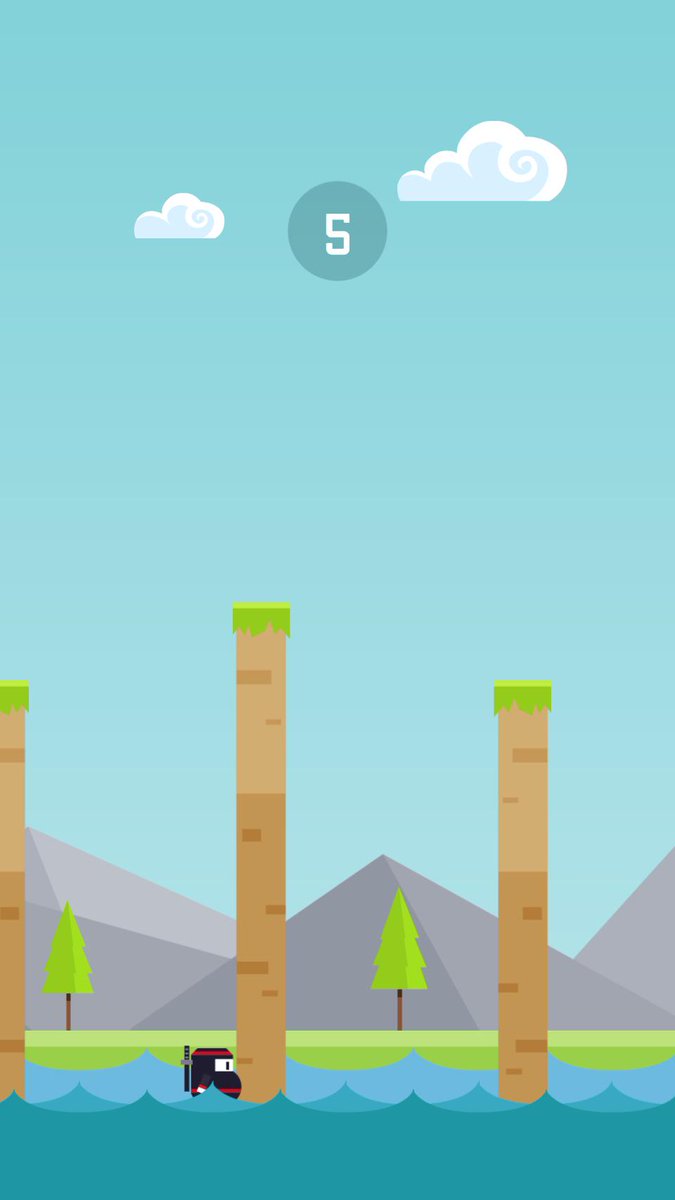 OMG! I scored 5 points in the #SpringNinja game on iOS itunes.apple.com/app/spring-nin…
