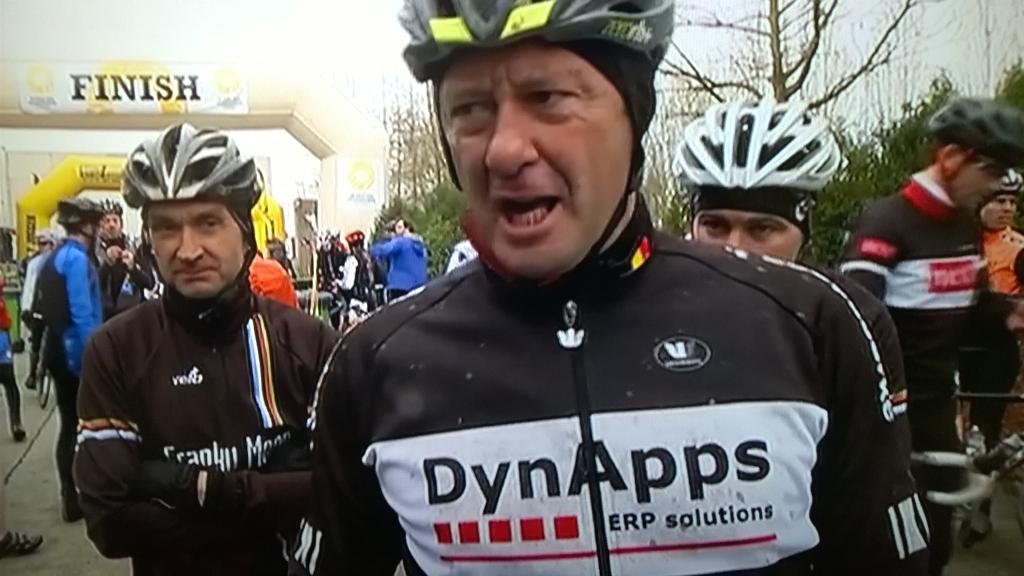 CallewaertPat's tweet photo. Our company #dynapps @abcgroep Free publicity #rvv thanks @vrtjournaal http://t.co/a1MnAfZGDk