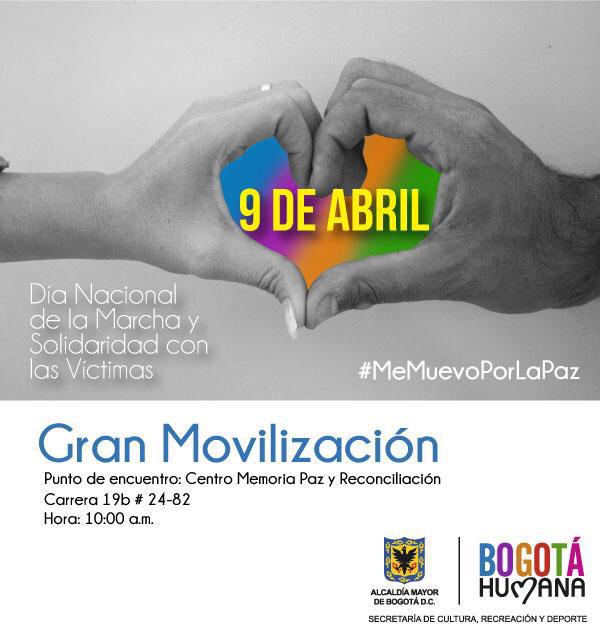 FestivalNal's tweet photo. Este jueves 9 de Abril la #Diversidad también se mueve por la #Paz #MeMuevoPorLaPaz #9A http://t.co/Oann9vuVwx