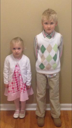 crdanieljr's tweet photo. My Easter Babies. They clean up pretty good. #proudDaddy #toeHeads http://t.co/VlY9myl9Gc