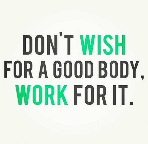 Workout_Crazies's tweet photo. Don't wish for it. Work for it. http://t.co/2kFyUozjJP