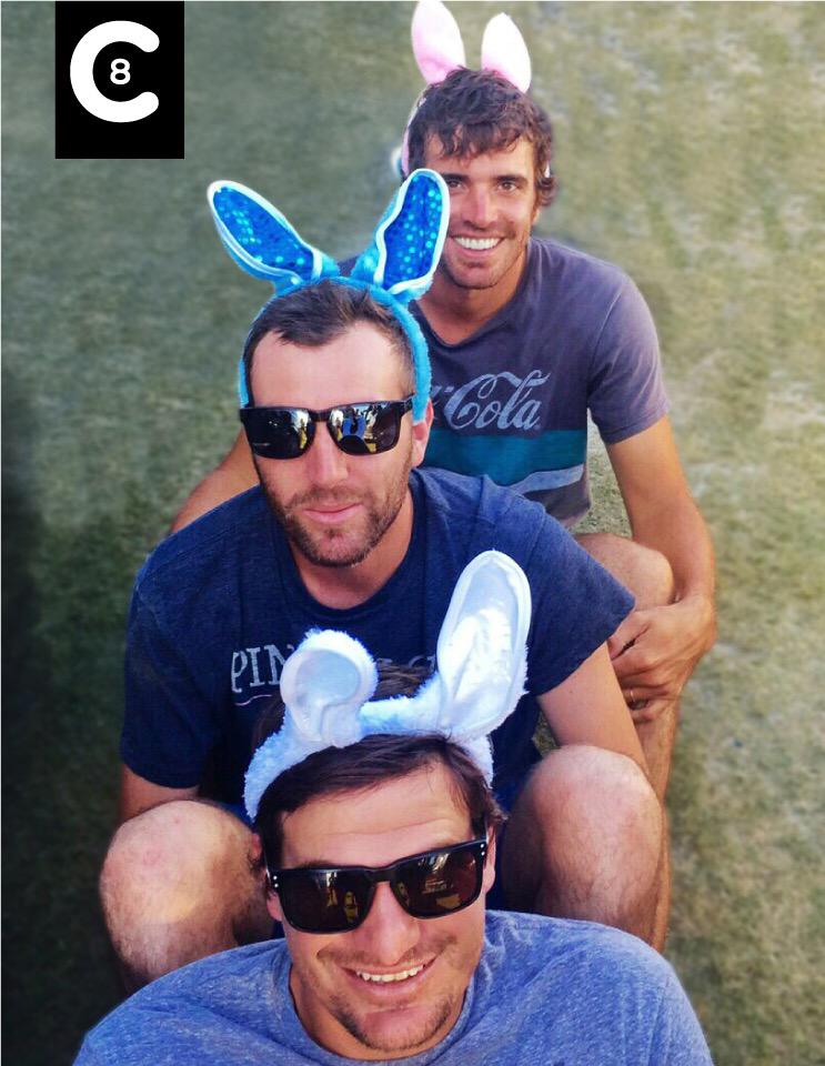 c8polo's tweet photo. C8 POLO - FELICES PASCUAS
#c8polo #felicespascuas
@politopieres @ezegallego & Magoo Laprida http://t.co/Et30RvjGU7