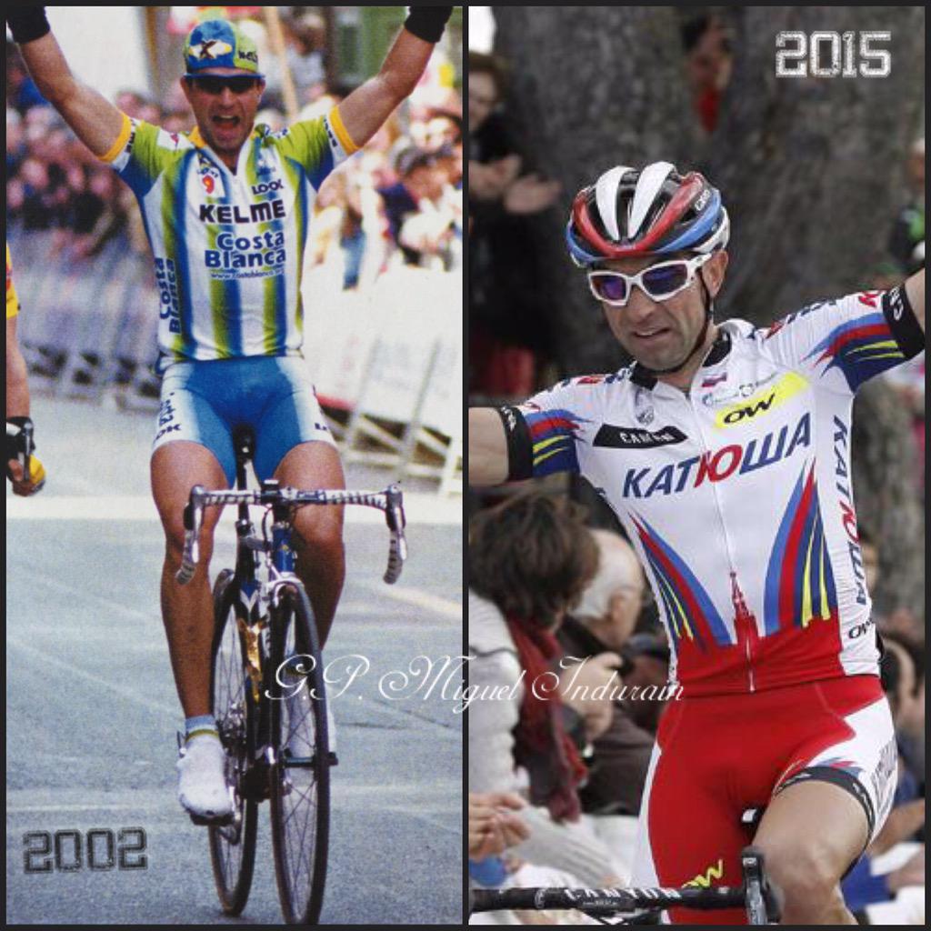 <a href="/angelvicioso77/">Angel Vicioso Arcos</a> ganando el GP Miguel Indurain en 2002 y ayer trece años después, bravo 👏👏