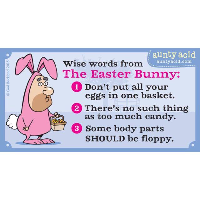 Aunty Acid on Twitter: "Happy Easter! I wish you peace, love and ...