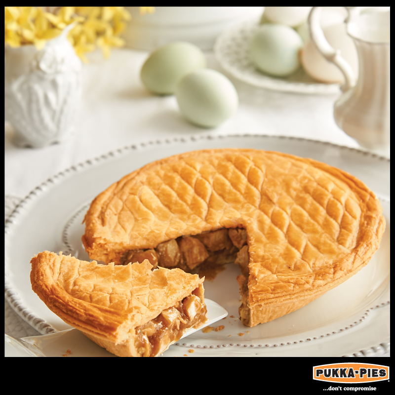 PukkaPies's tweet photo. Happy Easter! RT if you’d rather have a Pukka Pie than an Easter Egg! http://t.co/ZmjauAmEai