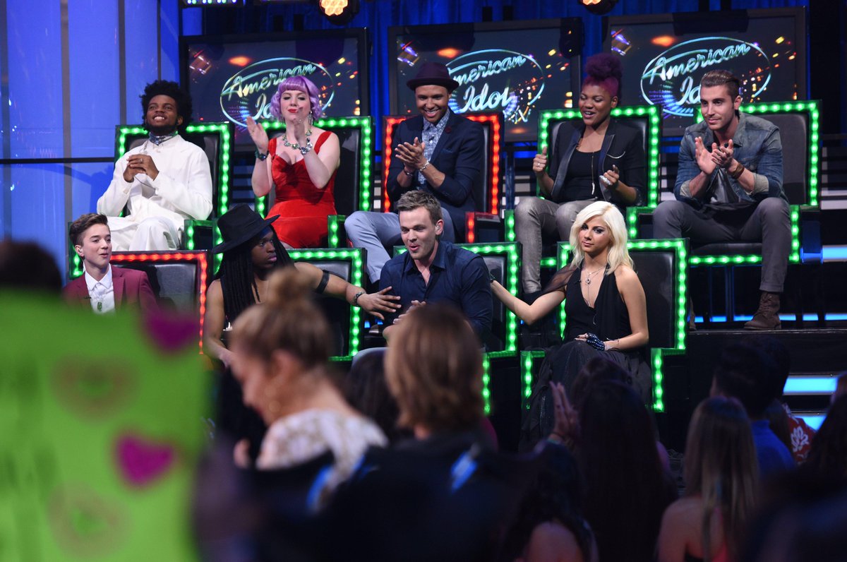 AmericanIdol's tweet photo. ...and then there were 8! Predict who will make it to the top with an #IdolPredictions league: http://t.co/wrJ400TTuW http://t.co/9VT33z0DSb